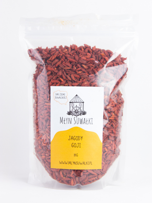 JAGODY GOJI naturalne suszone owoce JAKOŚĆ 1kg