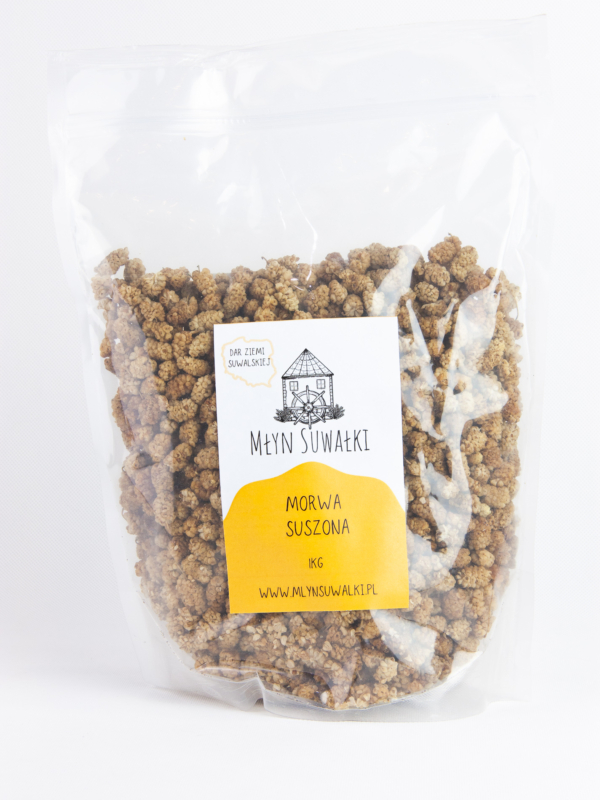 MORWA BIAŁA SUSZONA Naturalna BEZ PESTEK 1kg